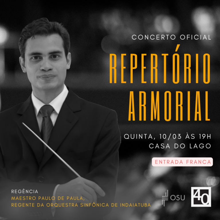 Cartaz Concerto Repertório Armorial